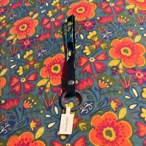 Vera Bradley In The Lop Keychain Moonlight Garden NWT